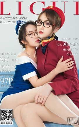 丽柜Ligui 2022.11.11 双生花-空中丝欲 汐汐＆心心