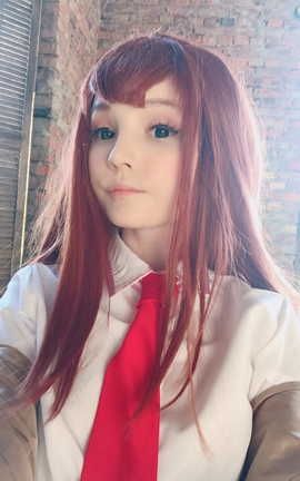 ˹coser RocksyLight Selfie Kurisu